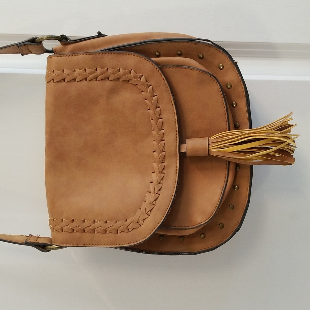 Vegan Saddle Purse